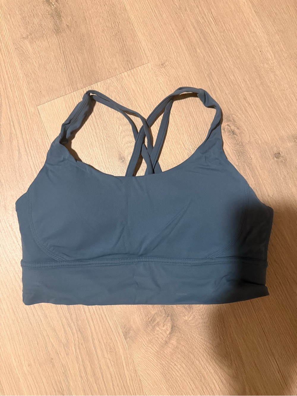 Strappy Sports bralette - Slate Blue